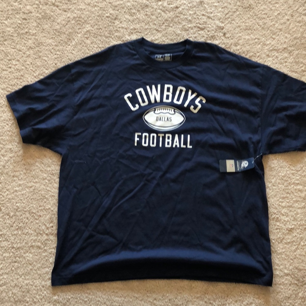 NWT Authentic Dallas Cowboys cotton Tee. Sz 2XL